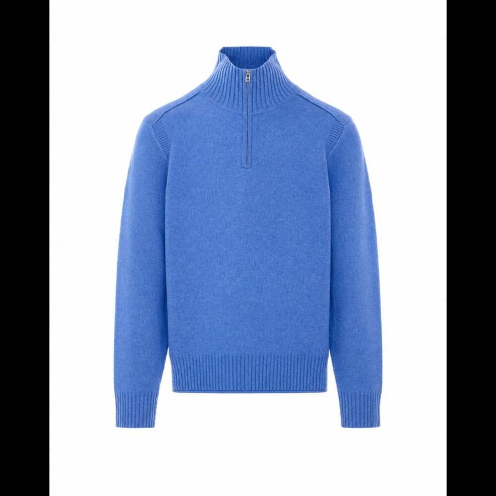 Guest In Residence Men Half Zip Cashmere Sweater